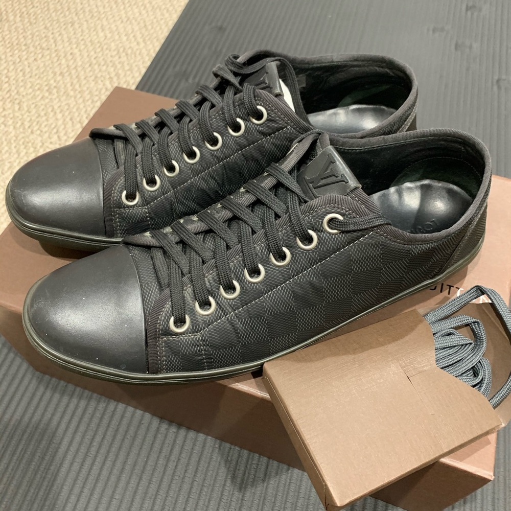 Louis Vuitton Black Athletic Shoe